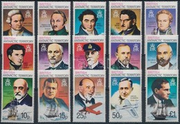 ** 1973 Antarktisz Felfedezők Sor Mi 45-59 - Altri & Non Classificati