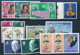 ** 1972-1974 12 Db Klf Bélyeg, Közte Sorok Stecklapon - Altri & Non Classificati