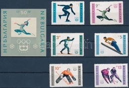 ** 1964 Innsbruck-i Olimpia Sor + Blokk Mi 1426-1431 + 12 - Altri & Non Classificati