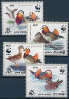 ** 1987 WWF: Mandarinréce Sor Mi 2865-2868 - Altri & Non Classificati