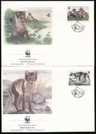 ** 1993 WWF: Sarki Rókák Négyestömb + 4 FDC - Altri & Non Classificati