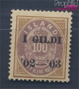 Island 34A Mit Falz 1902 Aufdruckausgabe (8304891 - Neufs