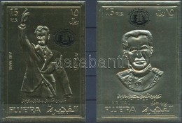 ** 1972 Sakkolimpia 4 érték Arany és Ezüst Fóliás Papíron - Altri & Non Classificati