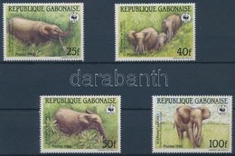 ** 1988 WWF: Erdei Elefánt Sor Mi 1009-1012 - Altri & Non Classificati