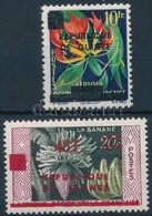 ** 1959 Francia-Nyugatafrika Felülnyomva 'republiqe De Guinee' Sor Mi 1-2 - Altri & Non Classificati