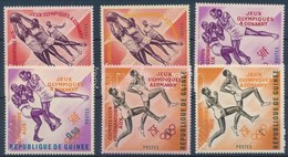 ** 1963 Előolimpiai Sportjátékok 2 Sor Felülnyomás Változatokkal Mi 211-213 A + B - Altri & Non Classificati