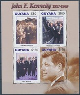 ** 2007 John F. Kennedy 90. Születésnapja Kisív Mi 7936-7939 - Altri & Non Classificati