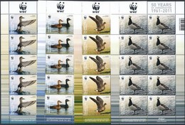 ** 2011 WWF: Madarak Kisívsor Mi 1298-1301 - Altri & Non Classificati