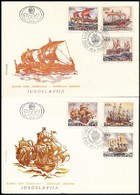 1989 Adriai Vitorláshajók Bélyegfüzet Mi Sor Mi 2348-2354  3 Db FDC-n - Altri & Non Classificati