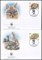 1999 WWF: Homoki Róka Sor Mi 168-171 4 Db FDC-n - Autres & Non Classés