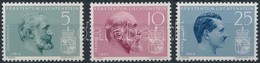 ** 1962 50 éves A Liechtensteini Bélyeg Blokkból Kitépett Sor Mi 415-417 - Altri & Non Classificati