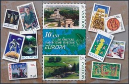 ** 2003 10 éves A Moldáv Europa CEPT Bélyeg Blokk Mi 29 - Altri & Non Classificati