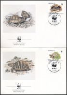 1991 WWF: Görög Teknős Sor 4 FDC-n Mi 2046-2049 - Altri & Non Classificati