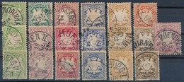 O 1876-1888 Mi 37-42 + 47-59 (Mi EUR 103,-) - Altri & Non Classificati