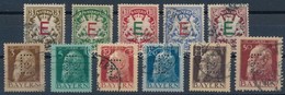 O 1906-1912 Hivatalos Sorok Mi 1-5 + 6-11 II (Mi EUR 47,-) - Altri & Non Classificati