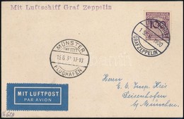1930 Zeppelin Münsteri útja Levelezőlap - Altri & Non Classificati
