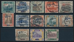 O 1921 Forgalmi Sor Záróérték Nélkül Mi 70-82 (Mi EUR 45,-) - Altri & Non Classificati