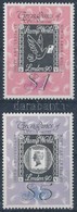 ** 1990 150 éves A Bélyeg: Nemzetközi Bélyegkiállítás; STAMP WORLD LONDON '90 Sor Mi 700-701 - Altri & Non Classificati