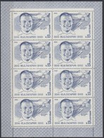 ** 1984 Űrkutatás: Jurij Gagarin Teljes ív (hajtott) + Kisív Mi 5361 / Folded Complete Sheet + Minisheet - Altri & Non Classificati