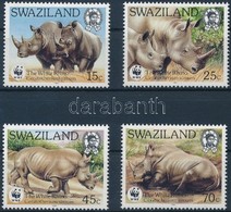 ** 1987 WWF: Orrszarvú Sor + 4 Db FDC Mi 528-531 - Altri & Non Classificati