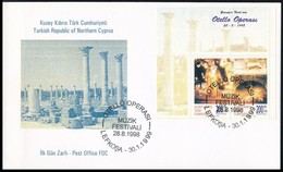 1999 Zenei Fesztivál Blokk Mi 18 FDC-n - Altri & Non Classificati