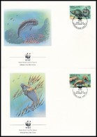 1988 WWF: Dugong Sor Mi 782-785 4 Db FDC-n - Altri & Non Classificati