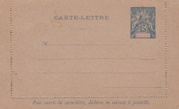 Indochine Carte-lettre Neuve 15c Type Sage - Ongebruikt