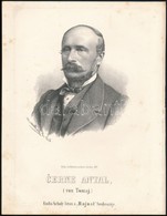 1867 Cerne Antal Von Tomaj. (Anton Cerne) (1813-1891) Szlovák Politikus.  Marastoni József Kőnyomatos Portréja / Slovaki - Stampe & Incisioni