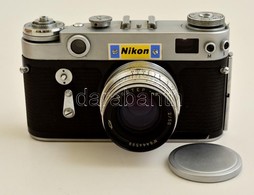 1964 Zorkij-6 Távmérős Fényképezőgép, Jupiter-8 2/50 Mm Objektívvel, Utólagos Nikon Emblémával, Szép állapotban, Tisztít - Macchine Fotografiche