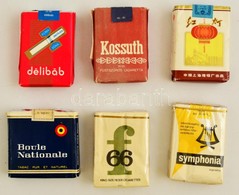 6 Db Bontatlan Csomag Cigaretta, Köztük Magyar és Külföldi ( Kossuth, Délibáb, Red Lantern) - Altri & Non Classificati