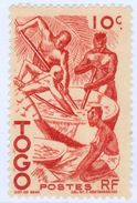 TOGO, COLONIA FRANCESE, FRENCH COLONY, USI, COSTUMI, 1947, FRANCOBOLLO NUOVO (MNG),  Michel 236,   Scott 309 - Oblitérés