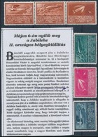 1933 WIPA 6 Db Propaganda Bélyeg és Egy újságcikk Másolata A Jubilehe II. Országos Bélyegkiállításról - Non Classificati