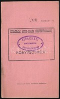 1911 'Czibakházai Motor-Malom Részvénytársaság Könyvecskéje' Részvényjegyek 20K-ról, Kitöltött, Sorszámozott - Non Classificati