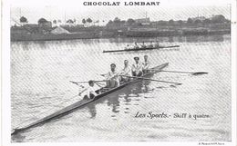 Carte Postale Ancienne De AVIRON - SKIFF à QUATRE - Rowing