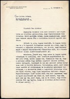 1962 Kádár János (1912-1989) Személyes  Hangú, Saját Kézzel Aláírt Levele Vas Zoltán (1903-1983) író, 56-os államminiszt - Non Classificati