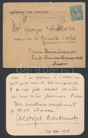 Tony Georges Boussenot (1876-1974) Francia Politikus Saját Kézzel írt Köszönő Kártyája / 1918 Autograph Written Letter O - Non Classificati