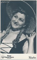 1963 Trenka Éva (1922-2010) Operaénekes Dedikált Fotója, 14x8,5 Cm - Altri & Non Classificati