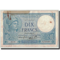 Billet, France, 10 Francs, 10 F 1916-1942 ''Minerve'', 1939, 1939-09-21, TTB - 10 F 1916-1942 ''Minerve''
