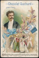 Chocolat Suchard - Johann Strauss Litho Kártya, 10,5x7 Cm - Pubblicitari