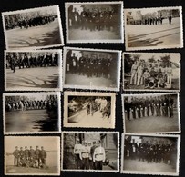 Cca 1935-1940 Katonák és Rendőrök A Horthy-korszakban, 26 Db Fotó, 6x9 Cm - Altri & Non Classificati