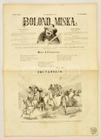 1865 Bolond Miska élclap 1865. Június. 11. VI. évf. 24. Száma. Szerk.: Szokoly Viktor. Bp., Emich Gusztáv, A Címlap Alsó - Non Classificati