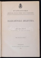 1889-1894 Böckh János: Igazgatósági Jelentés. Különlenyomat A Magyar Kir. Föltani Intézet 1888.-1893. évi Jelentéséből.  - Non Classificati