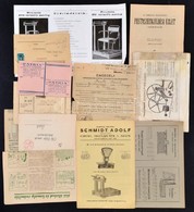 Cca 1920-1947 Vegyes Nyomtatvány Tétel, összesen 14 Db, Reklám Nyomtatványok, árjegyzékek, Számlák, Vegyes Minőségben - Non Classificati