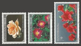 LUXEMBOURG 1997 FLOWERS ROSES FEDERATION OF ROSE SOCIETIES SET MNH - Neufs
