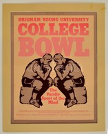 Brigham Young Univeristy College Bowl, Plakát, Paszpartuban, 53,5×43 Cm - Altri & Non Classificati