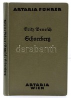 Benesch, Fritz: Führer Auf Den Schneeberg. Bécs, 1924, Artaria. Térképmellékletekkel, Fekete-fehér Fényképekkel. Vászonk - Non Classificati