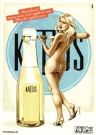 ** 5 Db Modern Erotikus Pezsgő Reklám / 5 Modern Erotic Champagne Advertisement Cards. Kattus Frizzante Pin-Up - Non Classificati