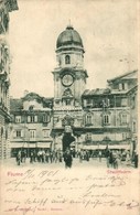 T2 Fiume, Stadtthurm / Várostorony, Gyógyszertár / Tower, Pharmacy / Torre Civica, Farmacia - Non Classés