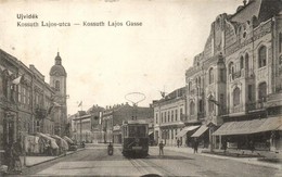 T2/T3 Újvidék, Novi Sad; Kossuth Lajos Utca, Villamos / Street, Tram (EK) - Non Classificati