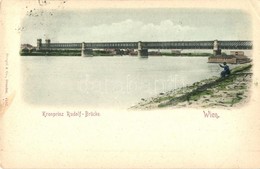 T2/T3 1899 Vienna, Wien; Kronprinz Rudolf-Brücke / Bridge (EK) - Non Classificati